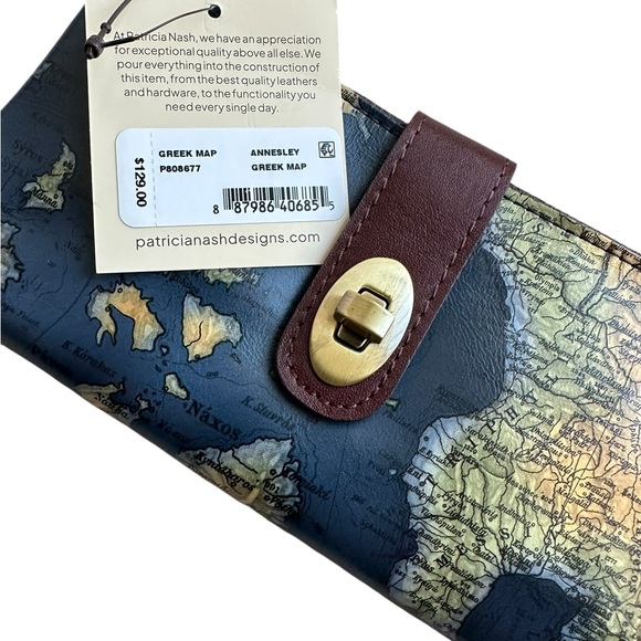 Patricia Nash Leather Annesley Wristlet Wallet - Picture 5 of 9